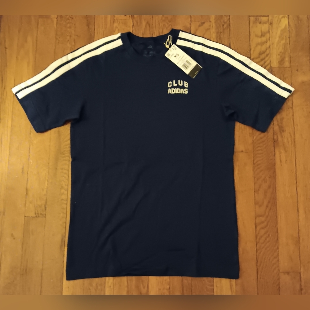 Adidas Men's Codes Collegiate Club Navy Blue T-Shirt